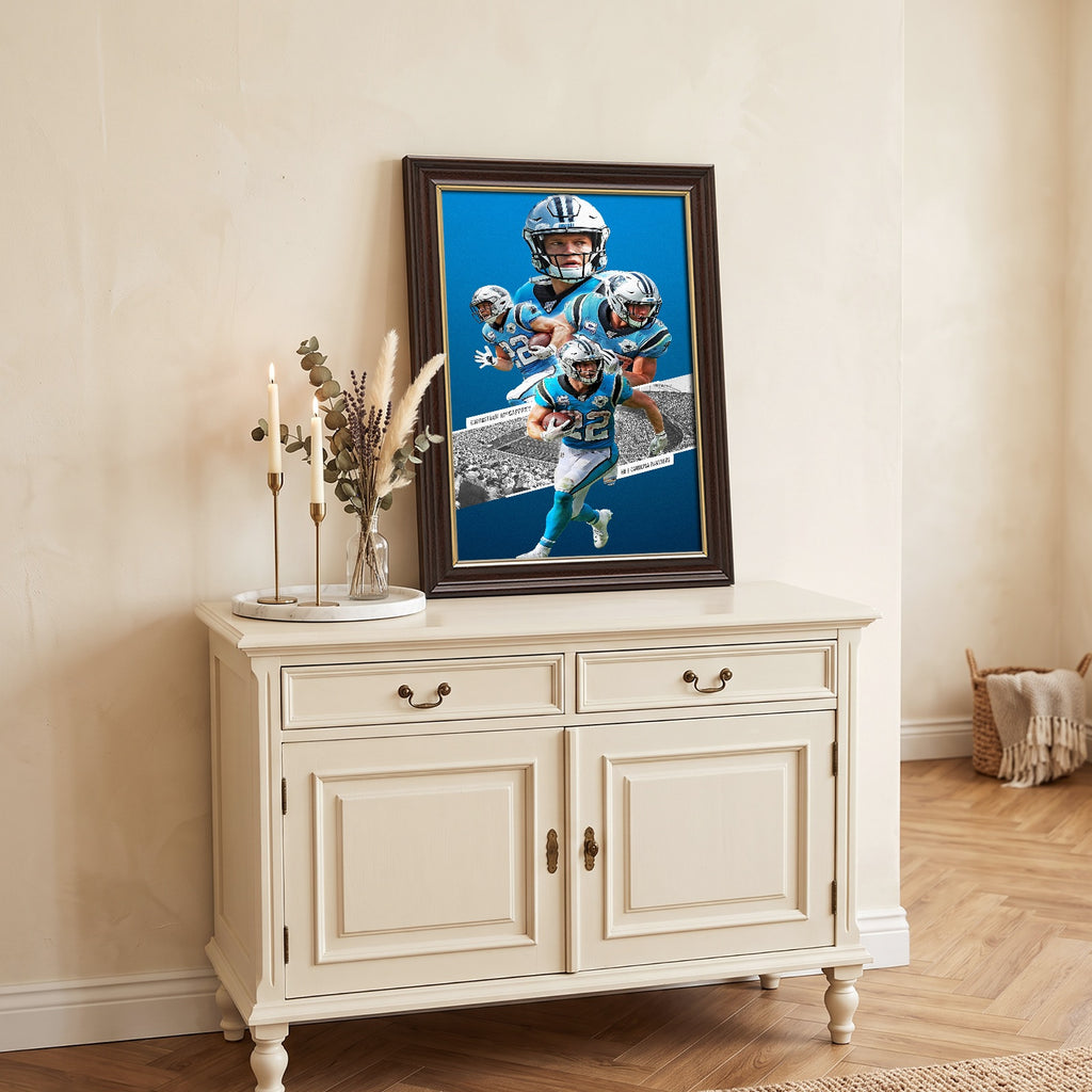 Christian McCaffrey Celebrity Sports Art Poster School Dining Room Decoration 0 Canvas Wall Art Poster Decor Gift