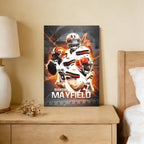 Baker Mayfield Sports Celebrity Art Deco Poster 10 Canvas Wall Art Poster Decor Gift