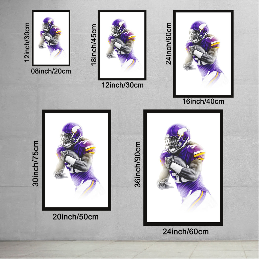Dalvin Cook Art Sports Decorative Poster School Dormitory 9 Canvas Wall Art Poster Decor Gift