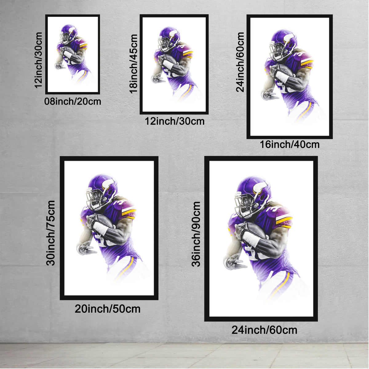Dalvin Cook Art Sports Decorative Poster School Dormitory 9 Canvas Wall Art Poster Decor Gift