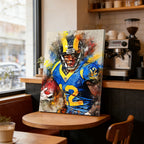 Brandin Cooks Celebrity Sports Art Poster School Dining Room Decoration 2 Canvas Wall Art Poster Decor Gift