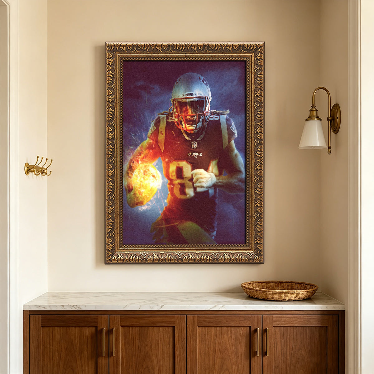 Cordarrelle Patterson Art Sports Decorative Poster School Dormitory 6 Canvas Wall Art Poster Decor Gift
