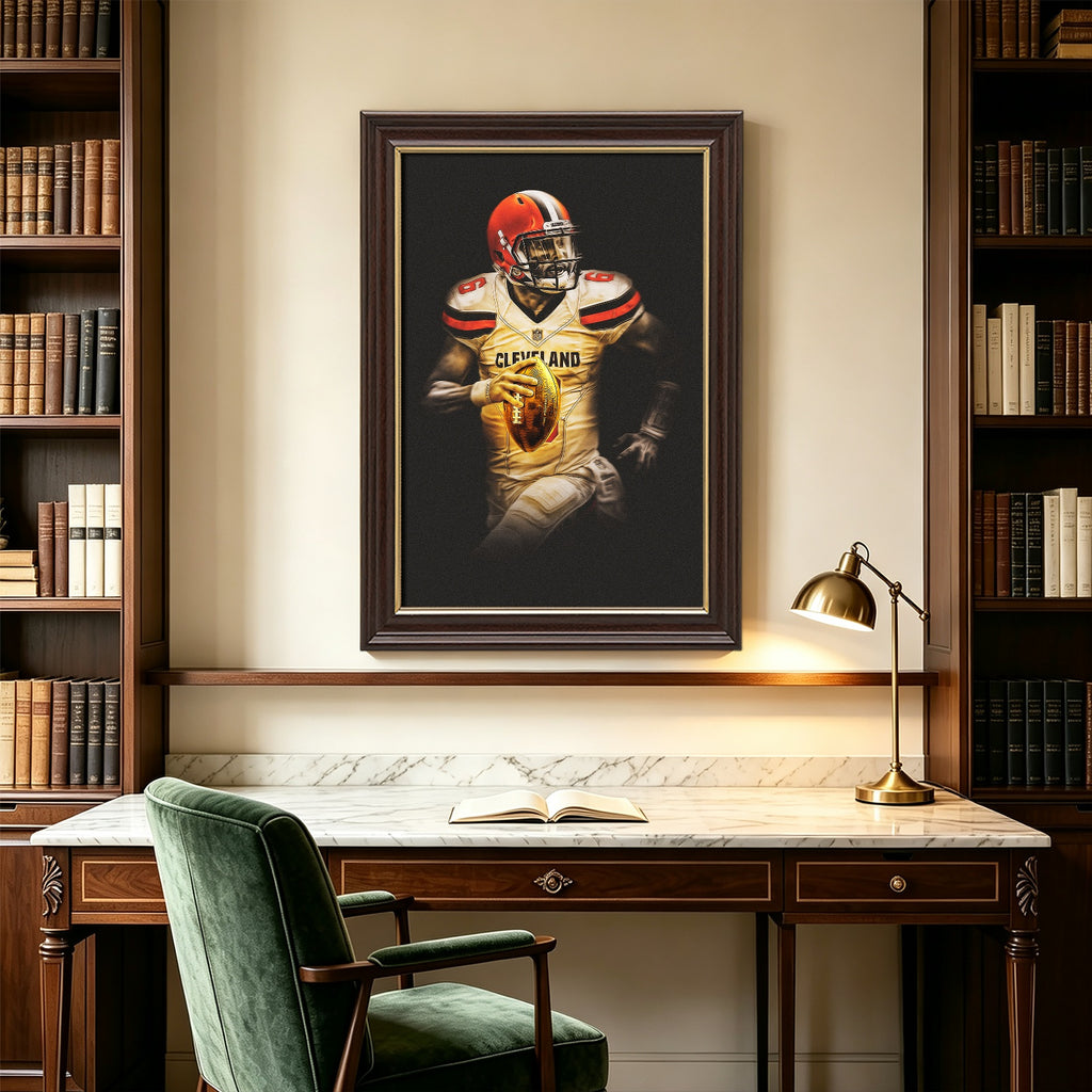 Baker Mayfield Art Sports Decorative Poster School Dormitory 1 Canvas Wall Art Poster Decor Gift