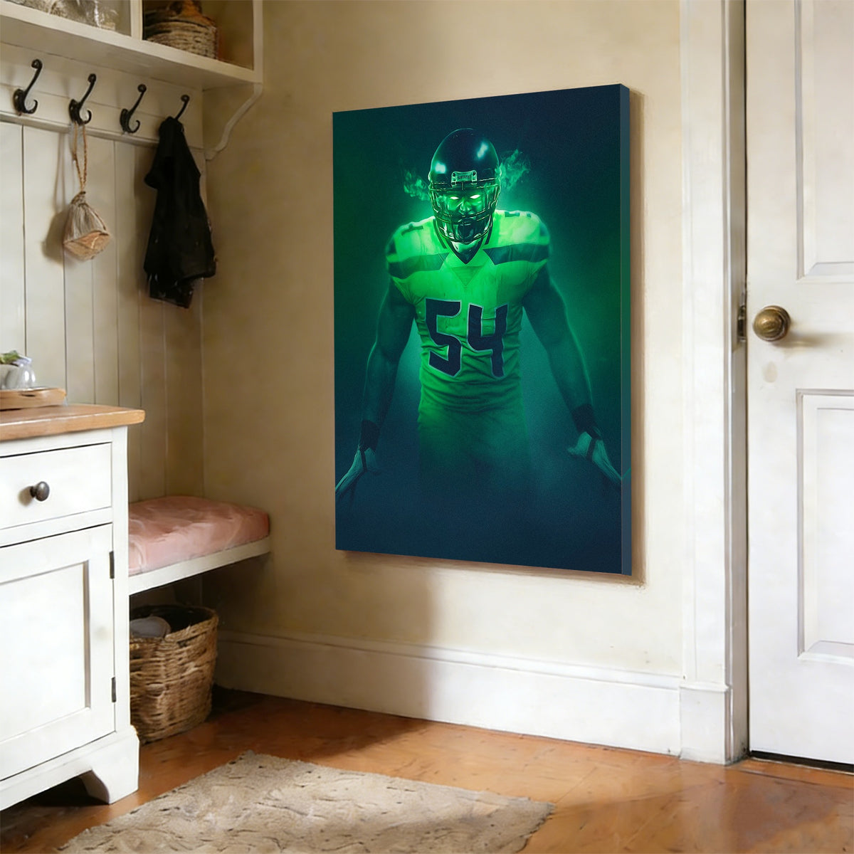 Bobby Wagner Art Sports Decorative Poster School Dormitory 6 Canvas Wall Art Poster Decor Gift
