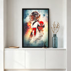 Damontae Kazee Art Sports Decorative Poster School Dormitory 5 Canvas Wall Art Poster Decor Gift