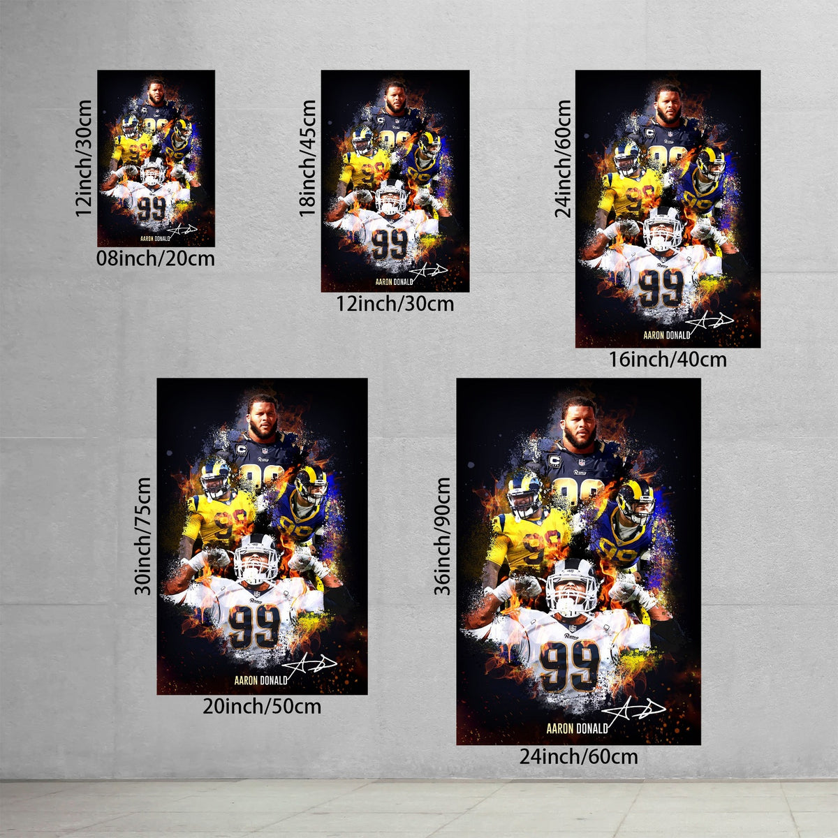 Bobby Wagner Celebrity Sports Art Poster School Dining Room Decoration 2 Canvas Wall Art Poster Decor Gift
