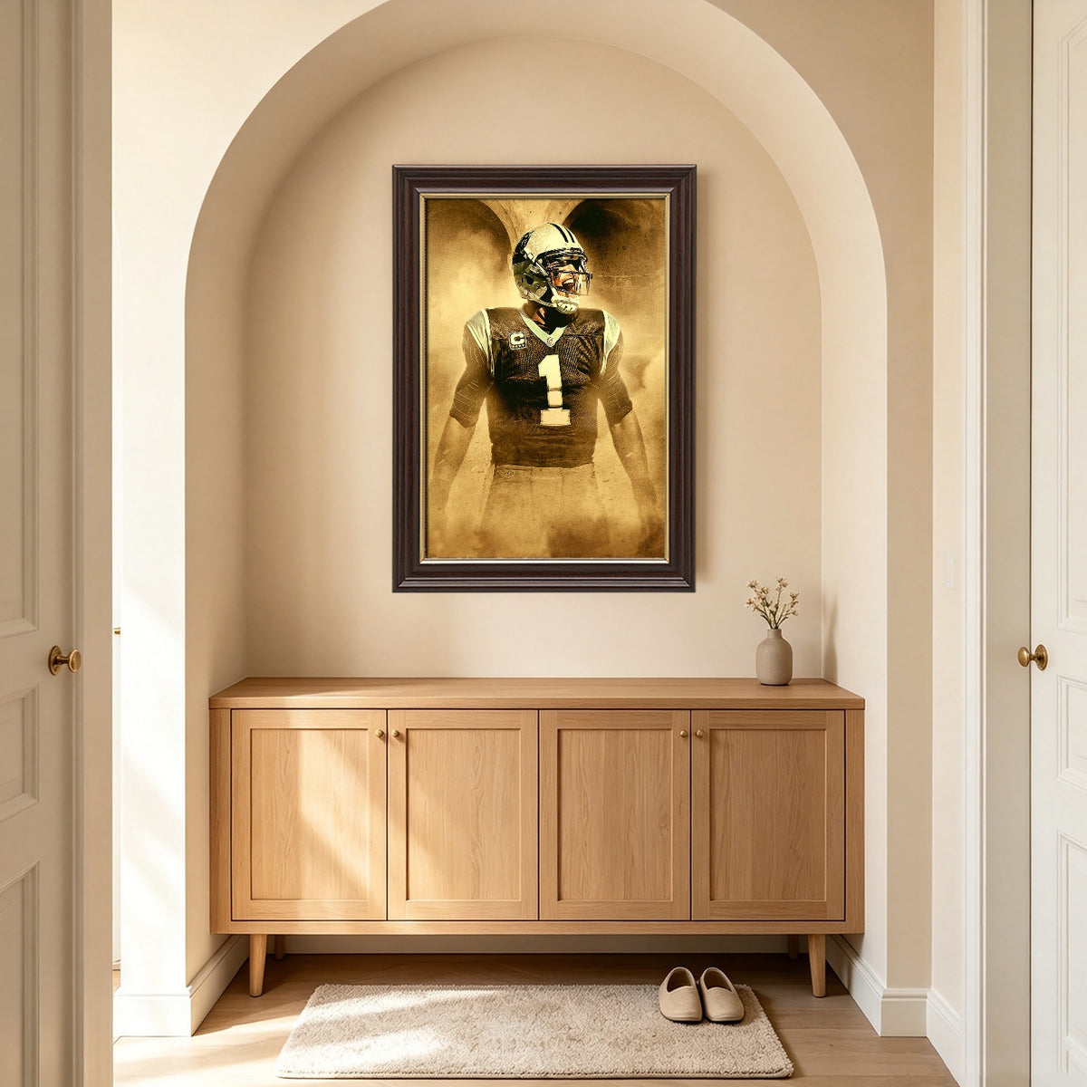 Cam Newton Art Sports Decorative Poster School Dormitory 9 Canvas Wall Art Poster Decor Gift