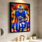 Cooper Kupp Sports Decoration Poster 1 Canvas Wall Art Poster Decor Gift