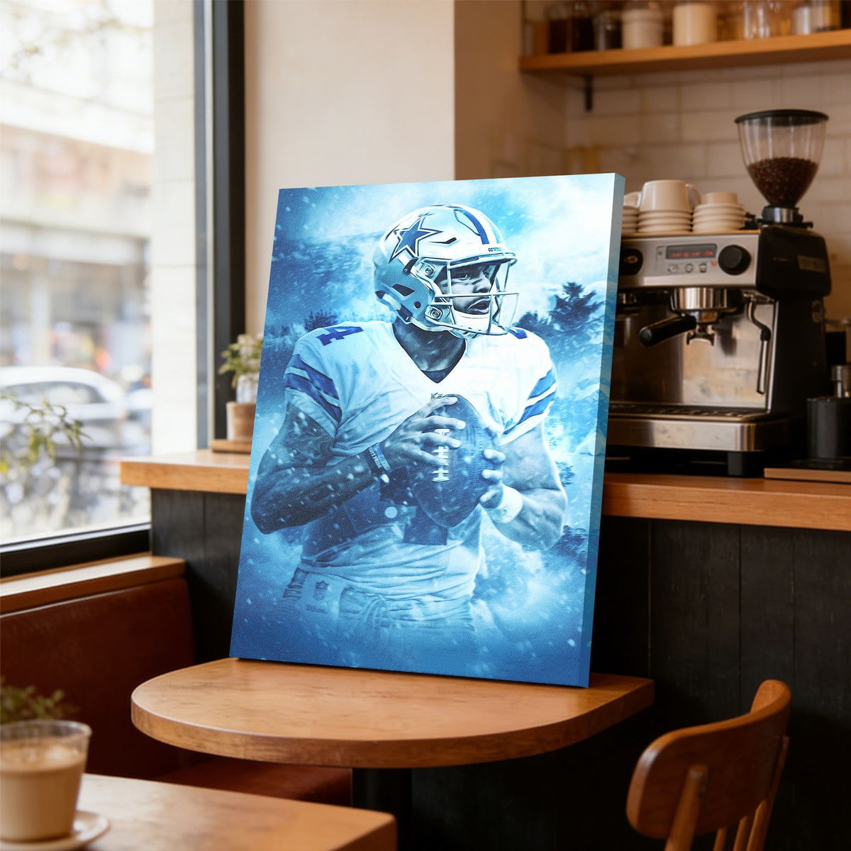 Dak Prescott Art Sports Decorative Poster School Dormitory 7 Canvas Wall Art Poster Decor Gift