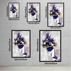 Dalvin Cook Celebrity Sports Art Poster School Dining Room Decoration 3 Canvas Wall Art Poster Decor Gift