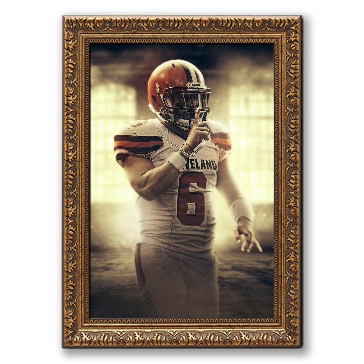 Baker Mayfield Art Sports Decorative Poster School Dormitory 2 Canvas Wall Art Poster Decor Gift