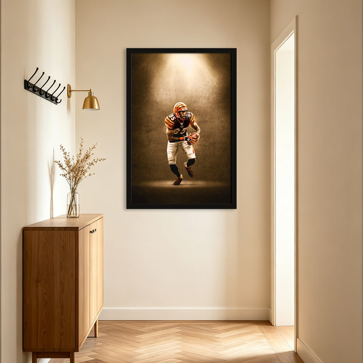 Chad Johnson Art Sports Decorative Poster School Dormitory 9 Canvas Wall Art Poster Decor Gift