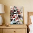 Chris Godwin Art Sports Decorative Poster School Dormitory 8 Canvas Wall Art Poster Decor Gift