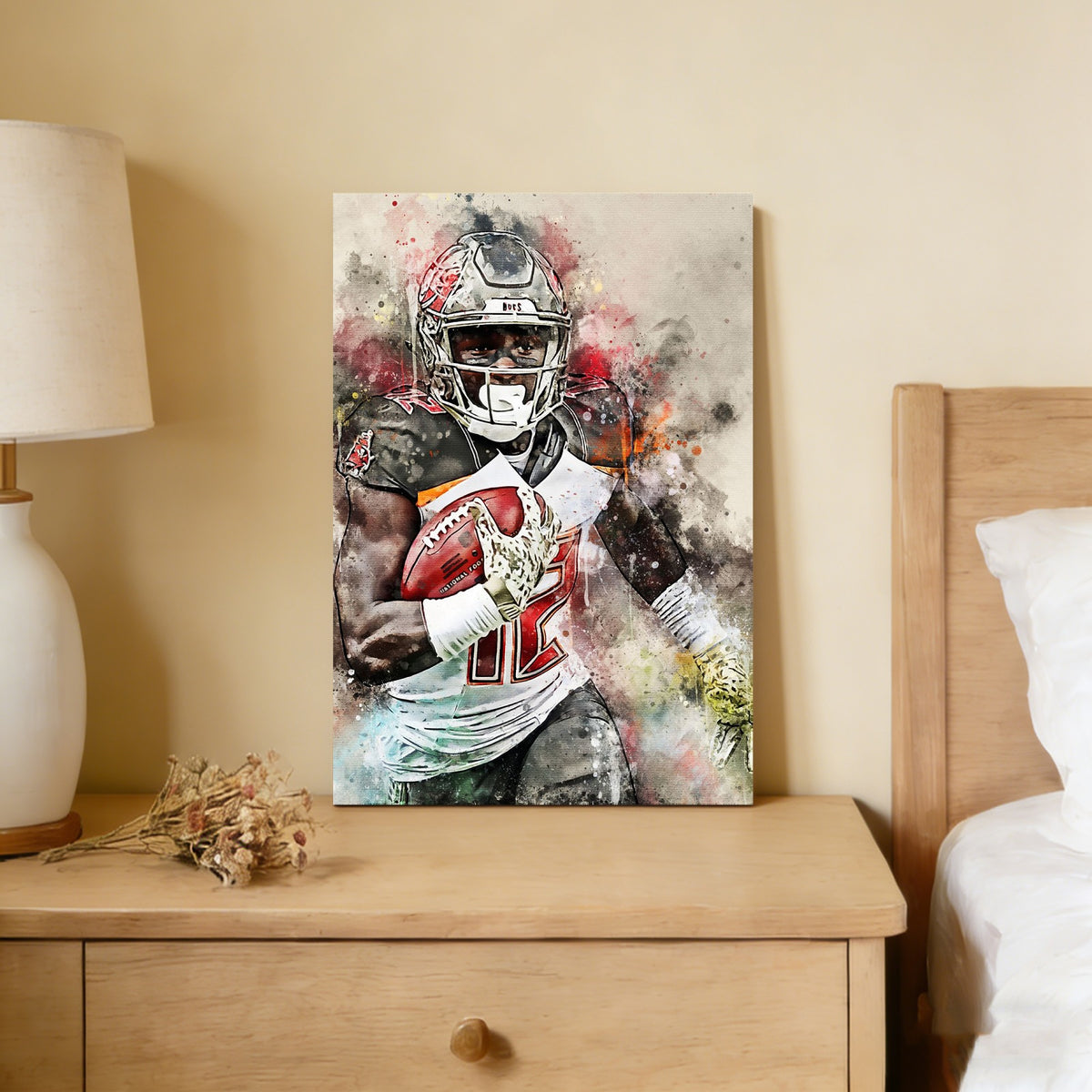 Chris Godwin Art Sports Decorative Poster School Dormitory 8 Canvas Wall Art Poster Decor Gift