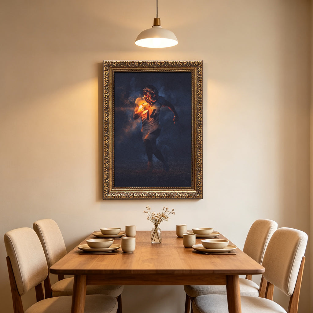 Courtland Sutton Art Sports Decorative Poster School Dormitory 2 Canvas Wall Art Poster Decor Gift