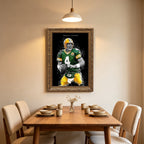 Brett Favre Art Poster 1 Canvas Wall Art Poster Decor Gift