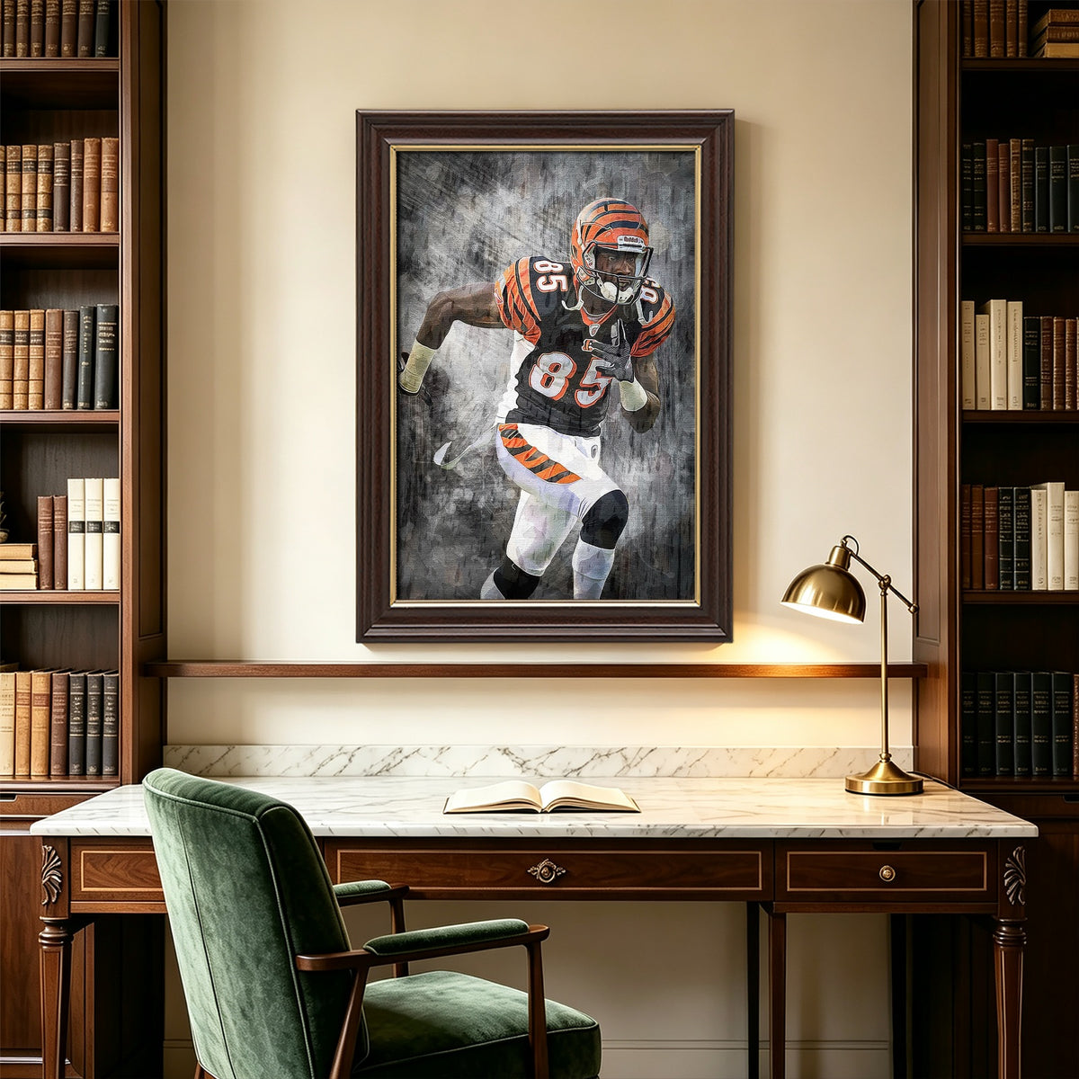 Chad Johnson Celebrity Sports Art Poster School Dining Room Decoration 4 Canvas Wall Art Poster Decor Gift