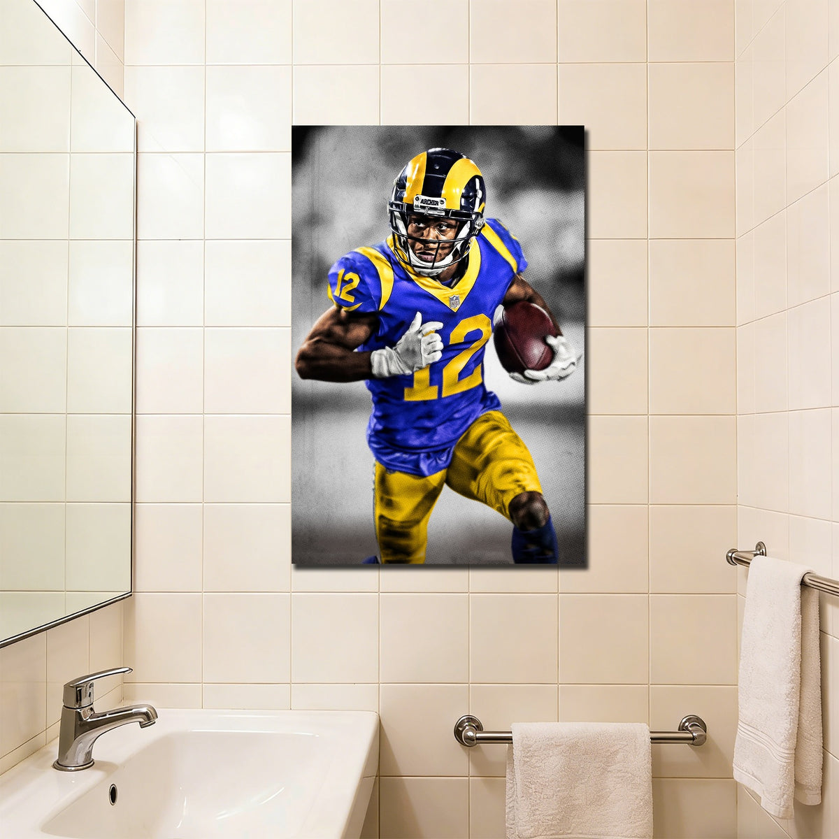 Brandin Cooks Art Sports Decorative Poster School Dormitory 5 Canvas Wall Art Poster Decor Gift