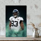 Calais Campbell Celebrity Sports Art Poster School Dining Room Decoration 7 Canvas Wall Art Poster Decor Gift