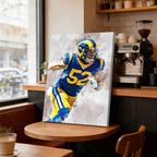 Clay Matthews Celebrity Sports Art Poster School Dining Room Decoration 3 Canvas Wall Art Poster Decor Gift