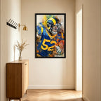 Clay Matthews Celebrity Sports Art Poster School Dining Room Decoration 1 Canvas Wall Art Poster Decor Gift