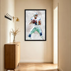 Dak Prescott Celebrity Sports Art Poster School Dining Room Decoration 4 Canvas Wall Art Poster Decor Gift