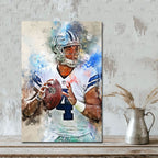 Dak Prescott Celebrity Sports Art Poster School Dining Room Decoration 5 Canvas Wall Art Poster Decor Gift