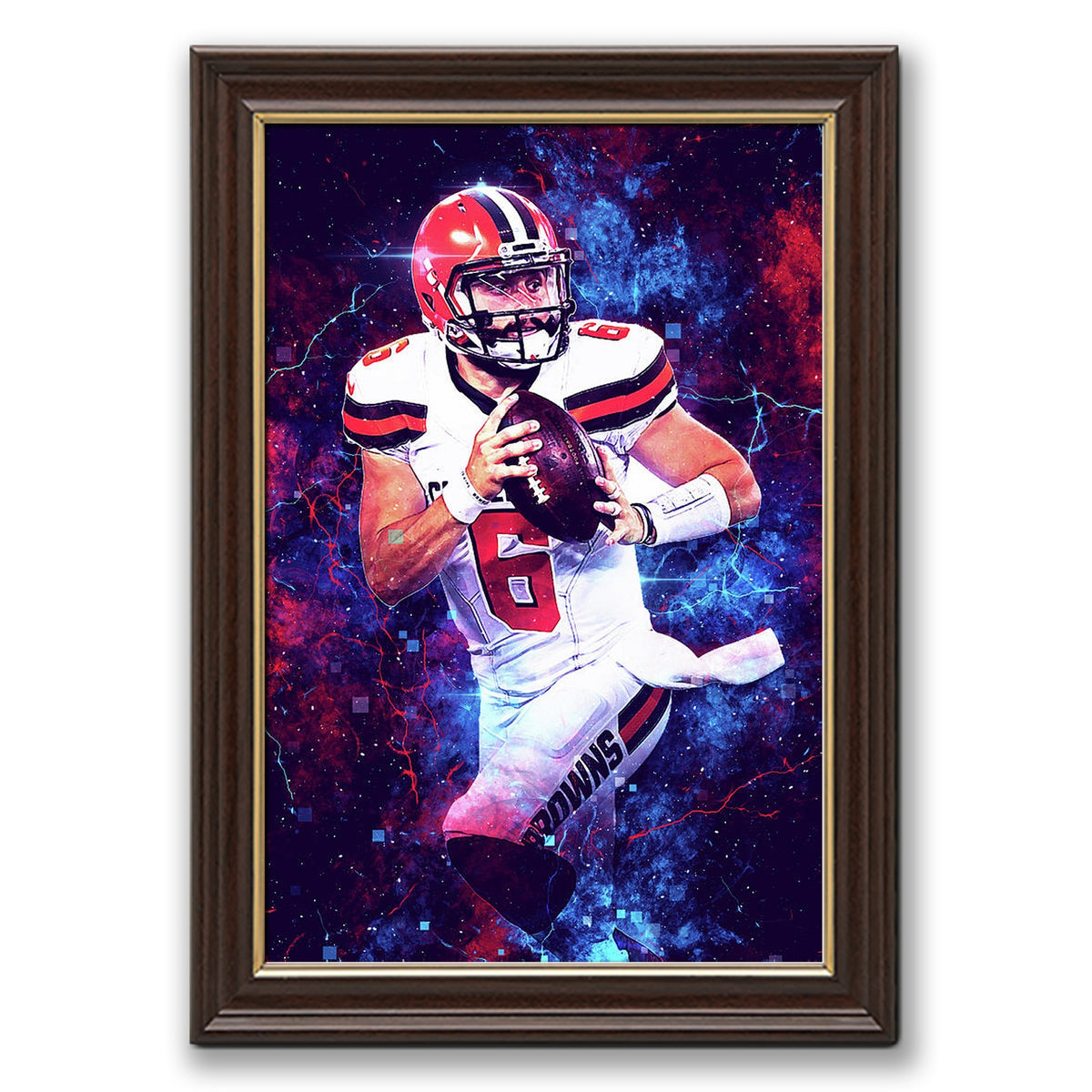 Baker Mayfield Sports Celebrity Art Deco Poster 1 Canvas Wall Art Poster Decor Gift