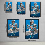 Christian McCaffrey Celebrity Sports Art Poster School Dining Room Decoration 0 Canvas Wall Art Poster Decor Gift