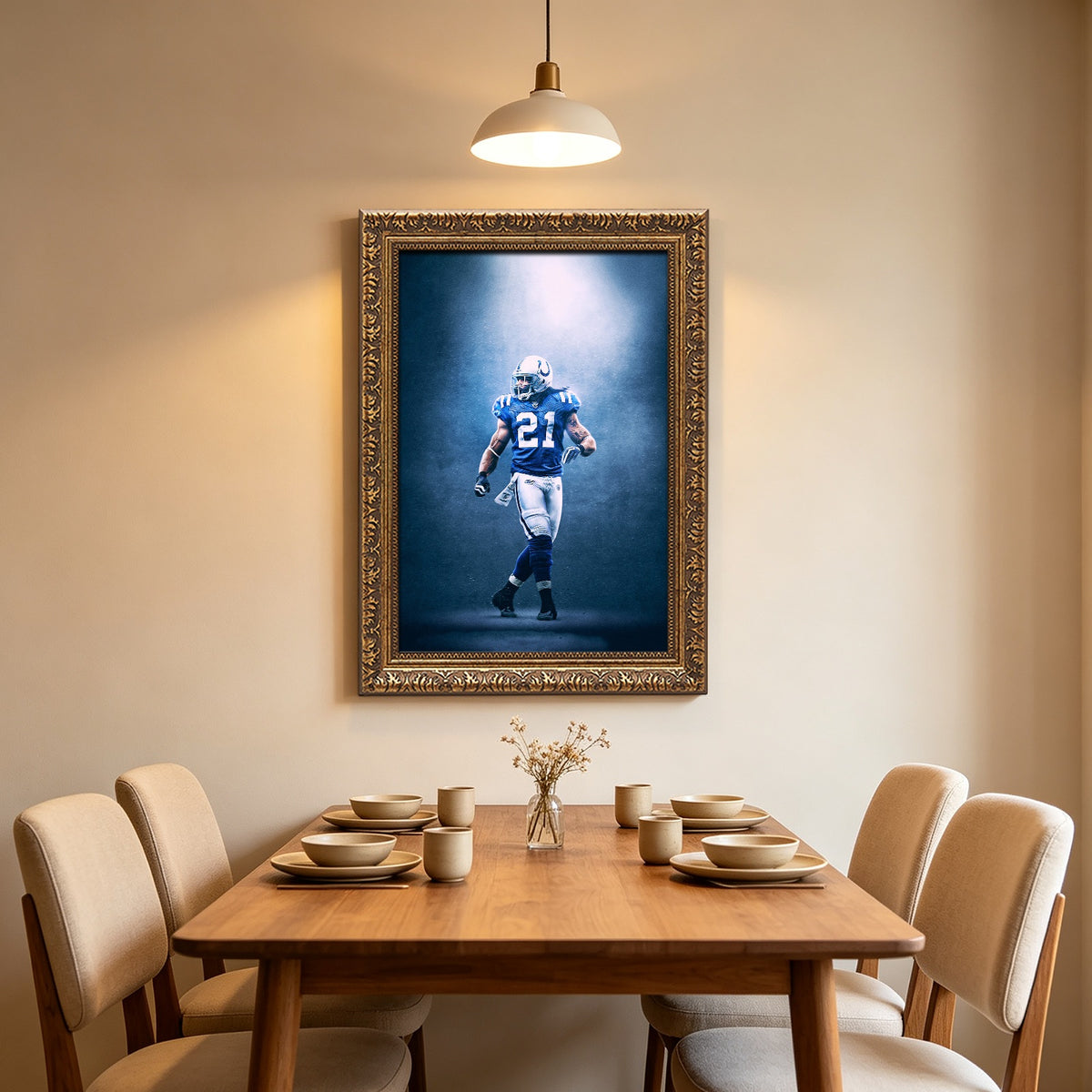 Bob Sanders Art Sports Decorative Poster School Dormitory 7 Canvas Wall Art Poster Decor Gift
