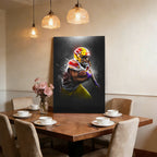 Clyde Edwards Helaire Art Sports Decorative Poster School Dormitory 3 Canvas Wall Art Poster Decor Gift