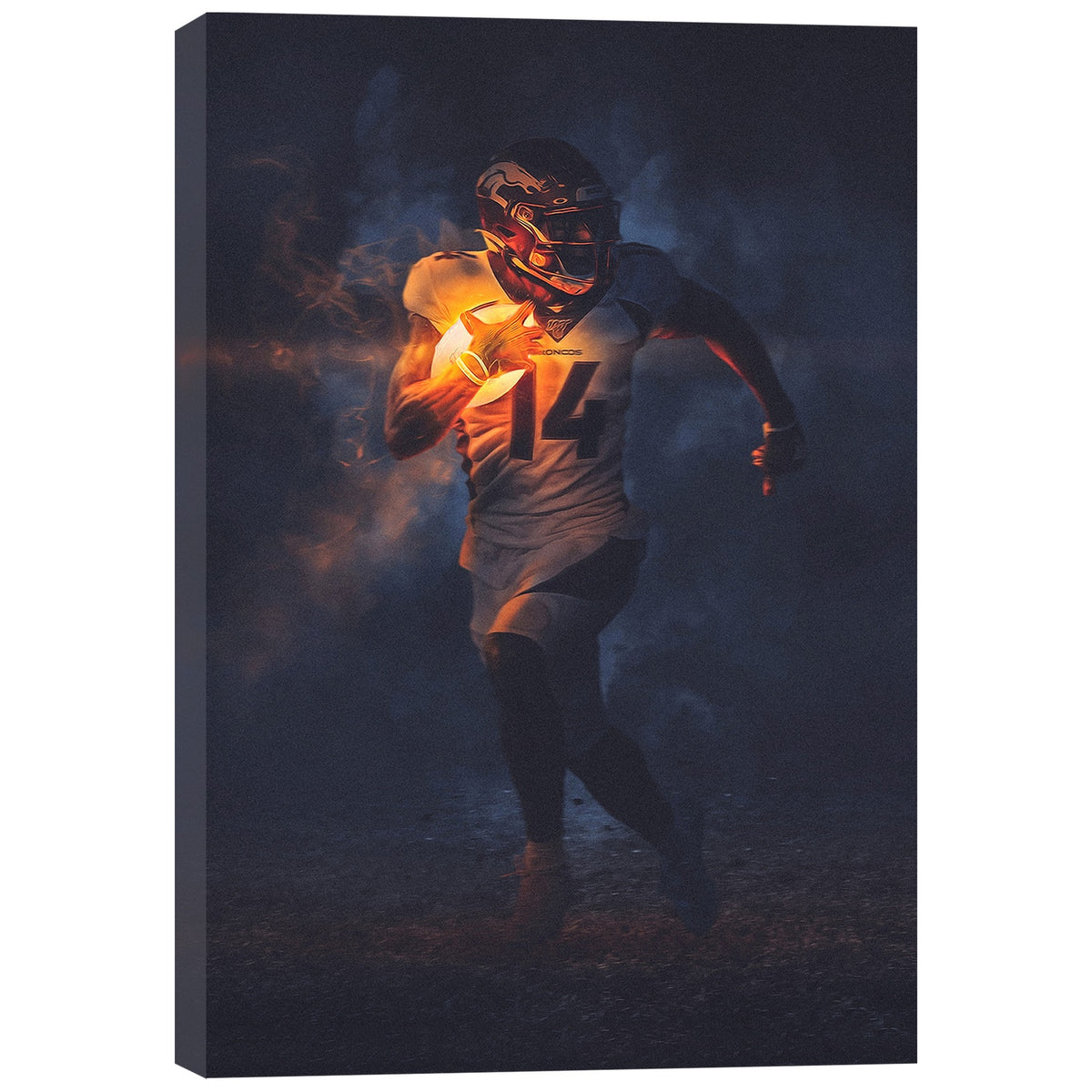 Courtland Sutton Art Sports Decorative Poster School Dormitory 2 Canvas Wall Art Poster Decor Gift