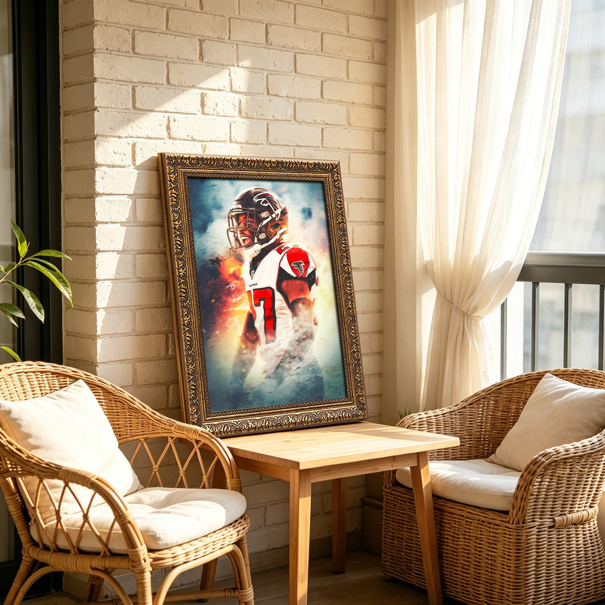 Damontae Kazee Art Sports Decorative Poster School Dormitory 5 Canvas Wall Art Poster Decor Gift