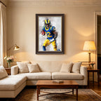 Brandin Cooks Celebrity Sports Art Poster School Dining Room Decoration 6 Canvas Wall Art Poster Decor Gift