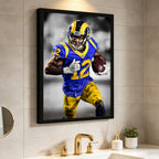 Brandin Cooks Art Sports Decorative Poster School Dormitory 5 Canvas Wall Art Poster Decor Gift