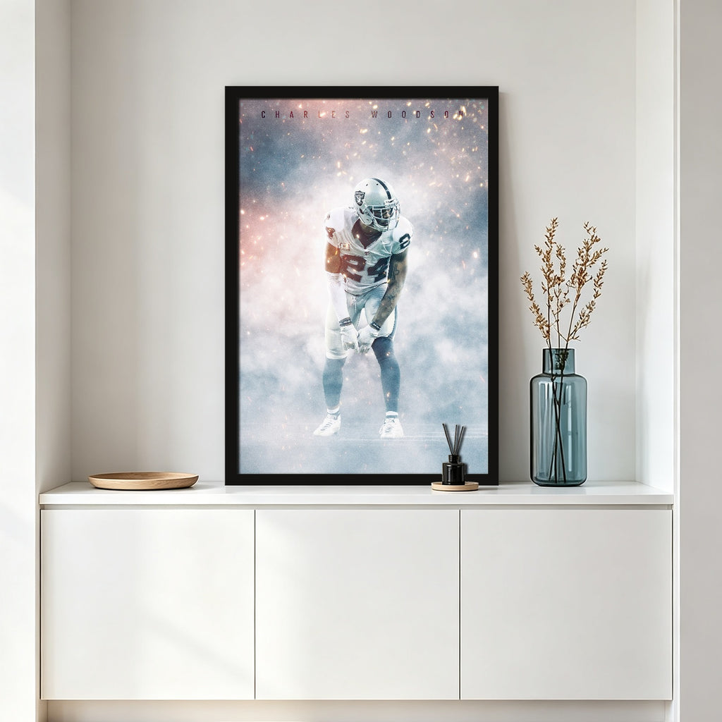 Charles Woodson Celebrity Sports Art Poster School Dining Room Decoration 3 Canvas Wall Art Poster Decor Gift