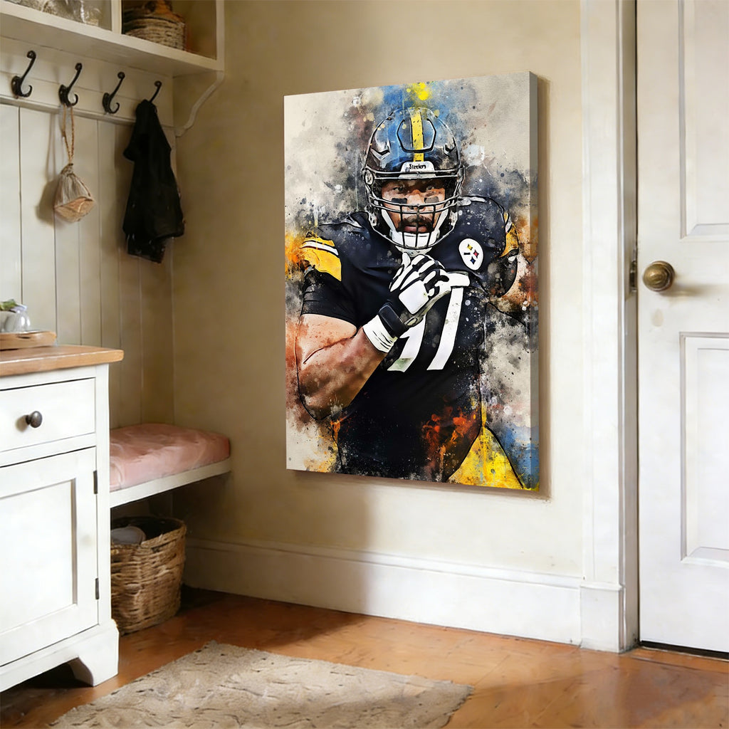 Cameron Heyward Celebrity Sports Art Poster School Dining Room Decoration 7 Canvas Wall Art Poster Decor Gift