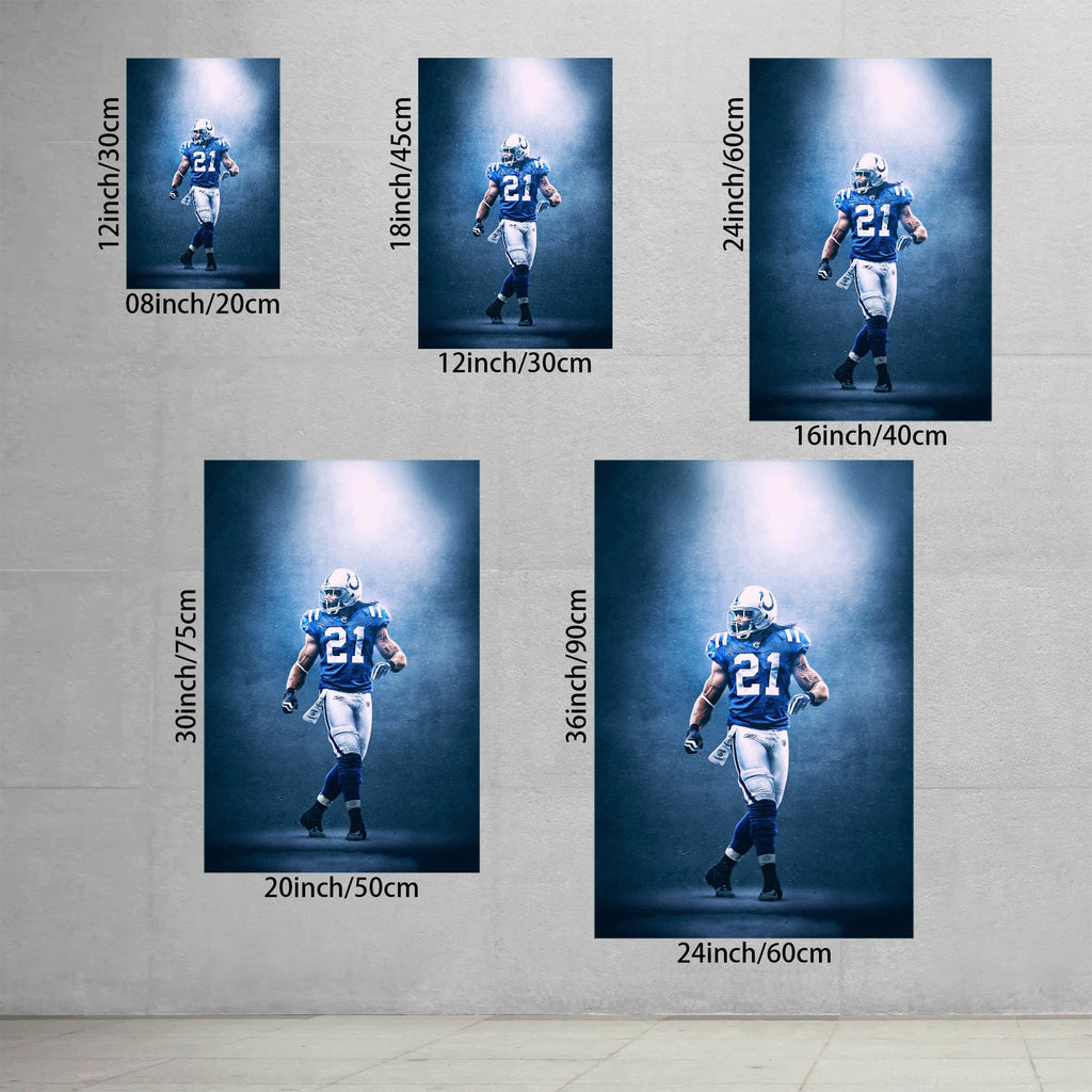 Bob Sanders Art Sports Decorative Poster School Dormitory 7 Canvas Wall Art Poster Decor Gift