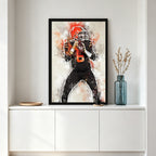 Baker Mayfield Sports Celebrity Art Deco Poster 6 Canvas Wall Art Poster Decor Gift