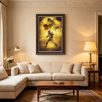Barry Sanders Art Sports Decorative Poster School Dormitory 9 Canvas Wall Art Poster Decor Gift