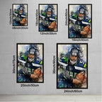 Bobby Wagner Celebrity Sports Art Poster School Dining Room Decoration 1 Canvas Wall Art Poster Decor Gift