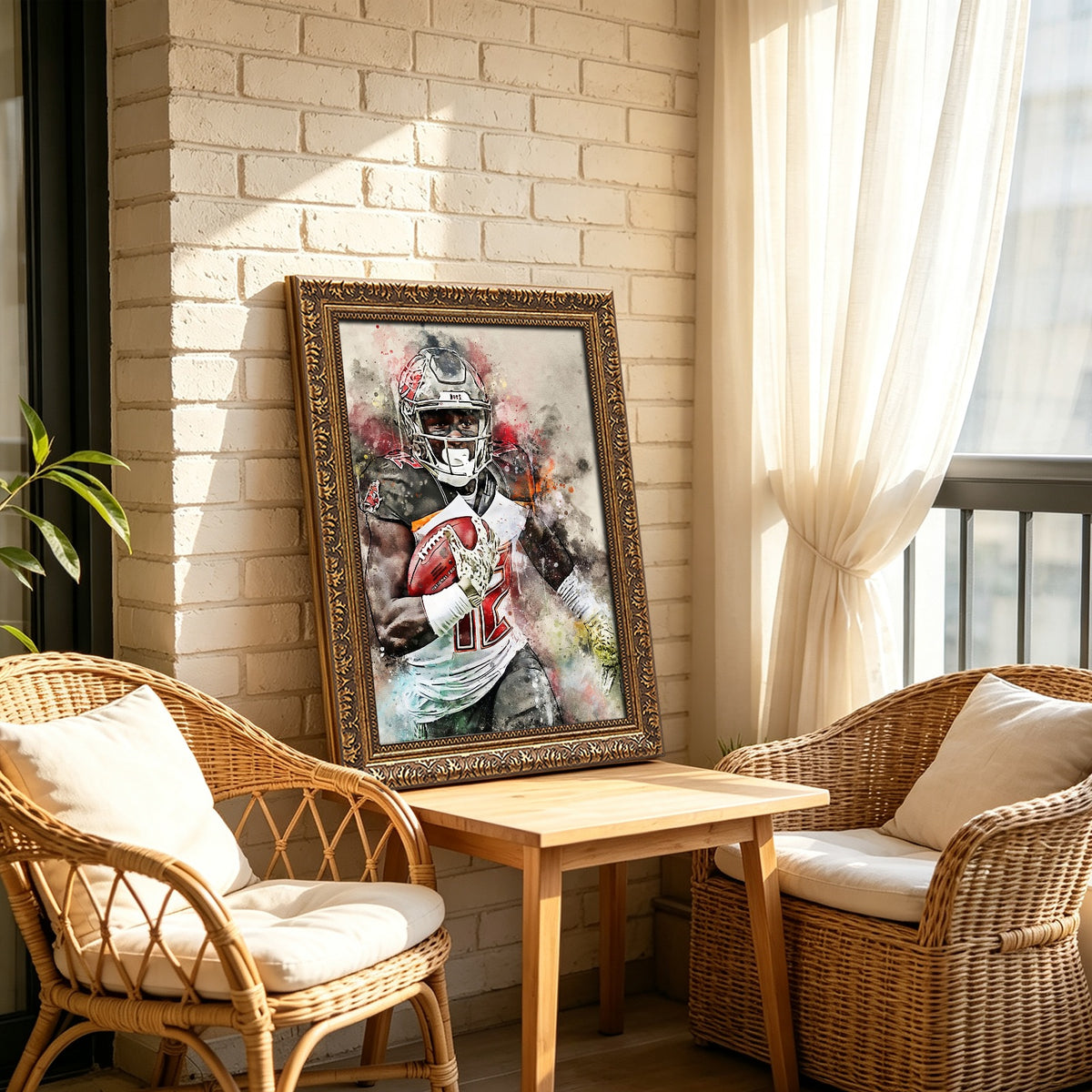Chris Godwin Art Sports Decorative Poster School Dormitory 8 Canvas Wall Art Poster Decor Gift