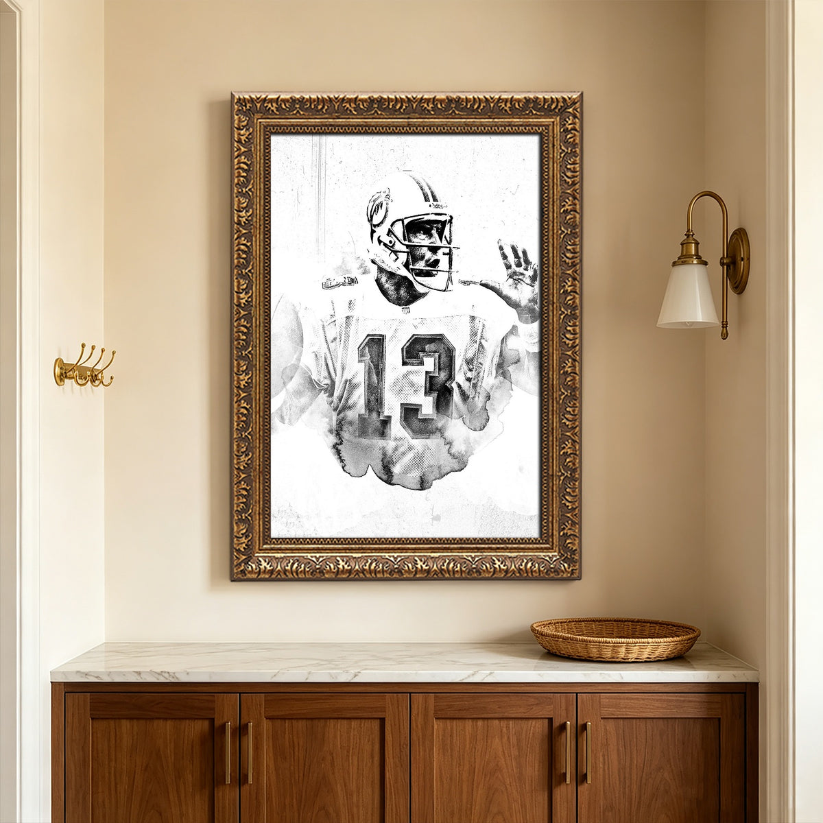Dan Marino Art Sports Decorative Poster School Dormitory 2 Canvas Wall Art Poster Decor Gift