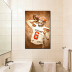 Baker Mayfield Sports Celebrity Art Deco Poster 11 Canvas Wall Art Poster Decor Gift