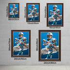 Christian McCaffrey Celebrity Sports Art Poster School Dining Room Decoration 0 Canvas Wall Art Poster Decor Gift