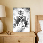 Cyrus Jones Art Sports Decorative Poster School Dormitory 6 Canvas Wall Art Poster Decor Gift
