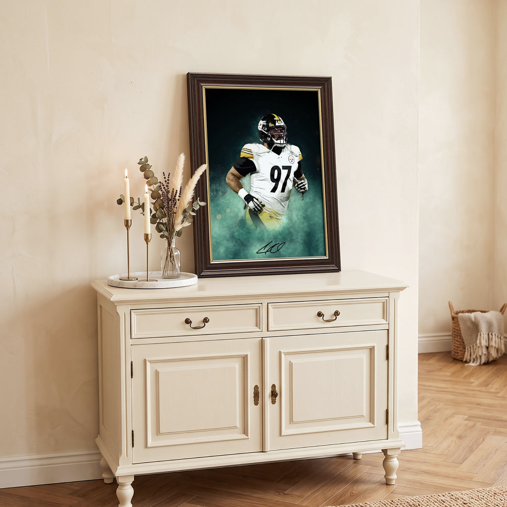 Cameron Heyward Celebrity Sports Art Poster School Dining Room Decoration 4 Canvas Wall Art Poster Decor Gift