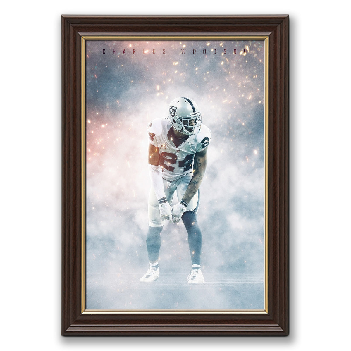 Charles Woodson Celebrity Sports Art Poster School Dining Room Decoration 3 Canvas Wall Art Poster Decor Gift