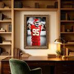 Chris Jones Art Sports Decorative Poster School Dormitory 7 Canvas Wall Art Poster Decor Gift
