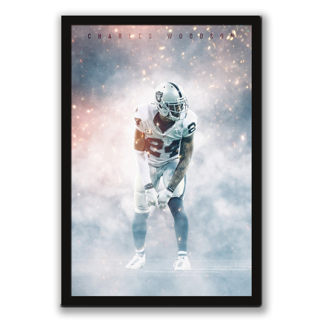 Charles Woodson Celebrity Sports Art Poster School Dining Room Decoration 3 Canvas Wall Art Poster Decor Gift